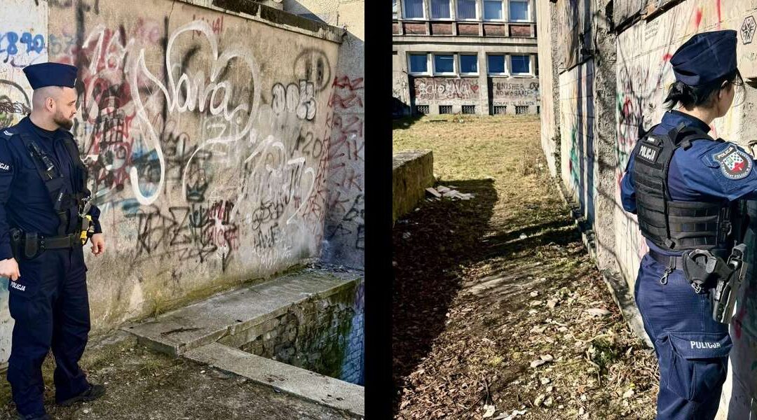 Policjanci kontrolują miejsca spotkań młodzieży w Nowogardzie