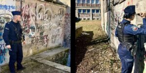 Policjanci kontrolują miejsca spotkań młodzieży w Nowogardzie
