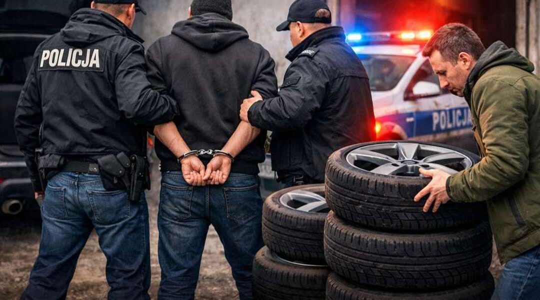 Chciał sprzedać skradzione koła ich właścicielowi