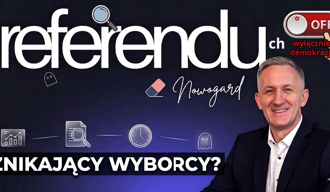 Referendum nie będzie, bo wyborca zniknął w 48h z Krajowego Rejestru. Cud w Nowogardzie