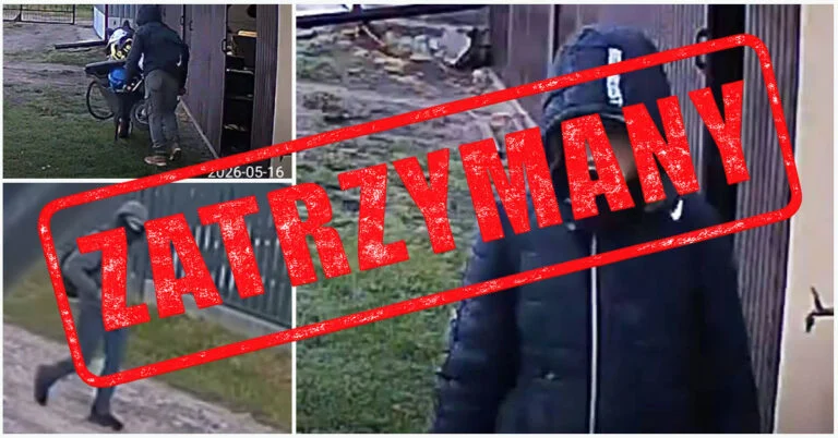 Złodziej z Długołęki zatrzymany przez mieszkańców w Nowogardzie. Jest już w rękach policji